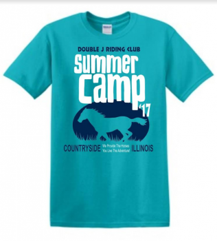 Double J Riding Club "Summer Camp" shirt.